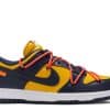 Nike Dunk Low Off-White University Gold Midnight Navy