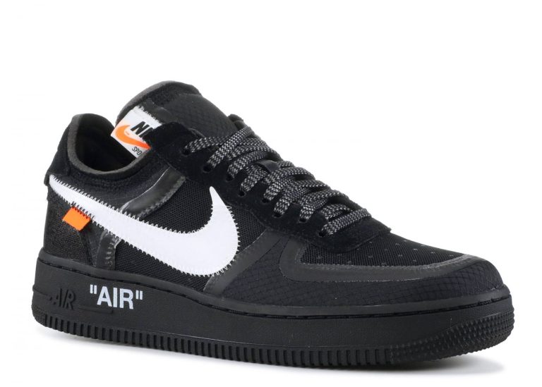 nike air force 1 off white low black