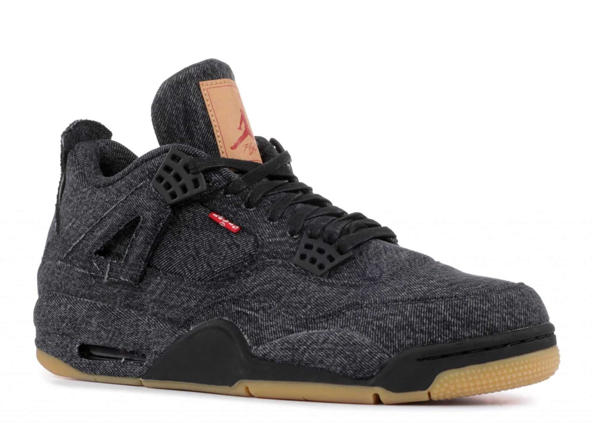 jordan 4 levi black