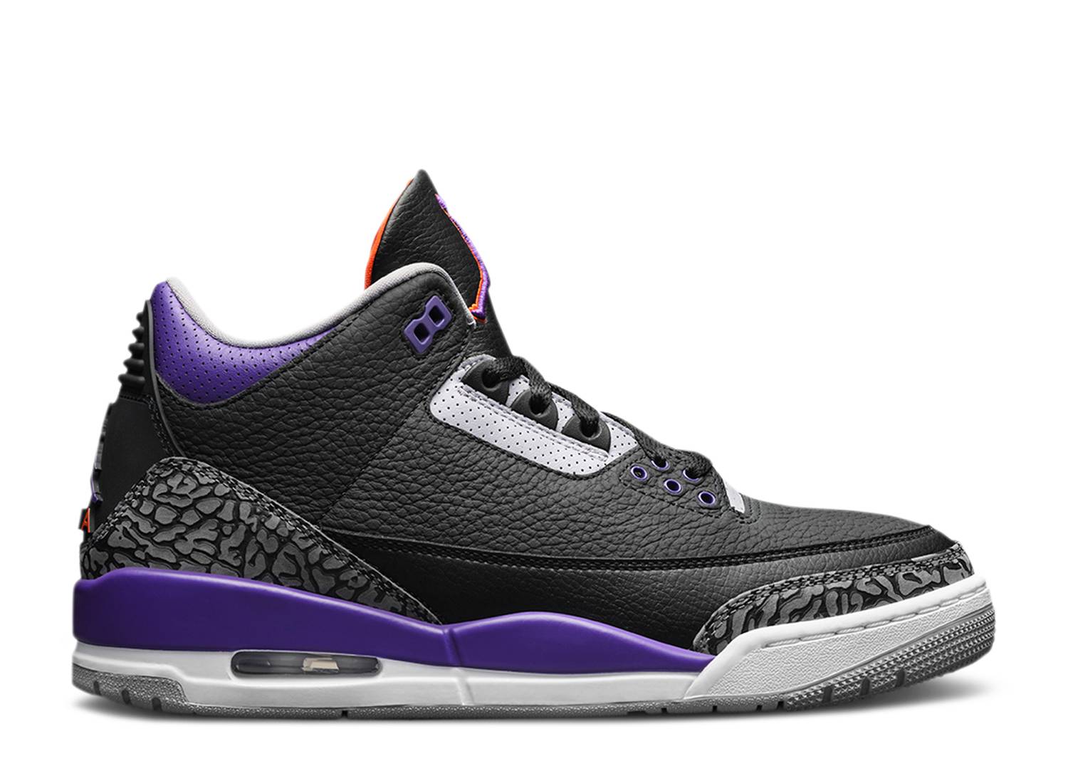 Nike Air Jordan 3 Retro Black Court Purple