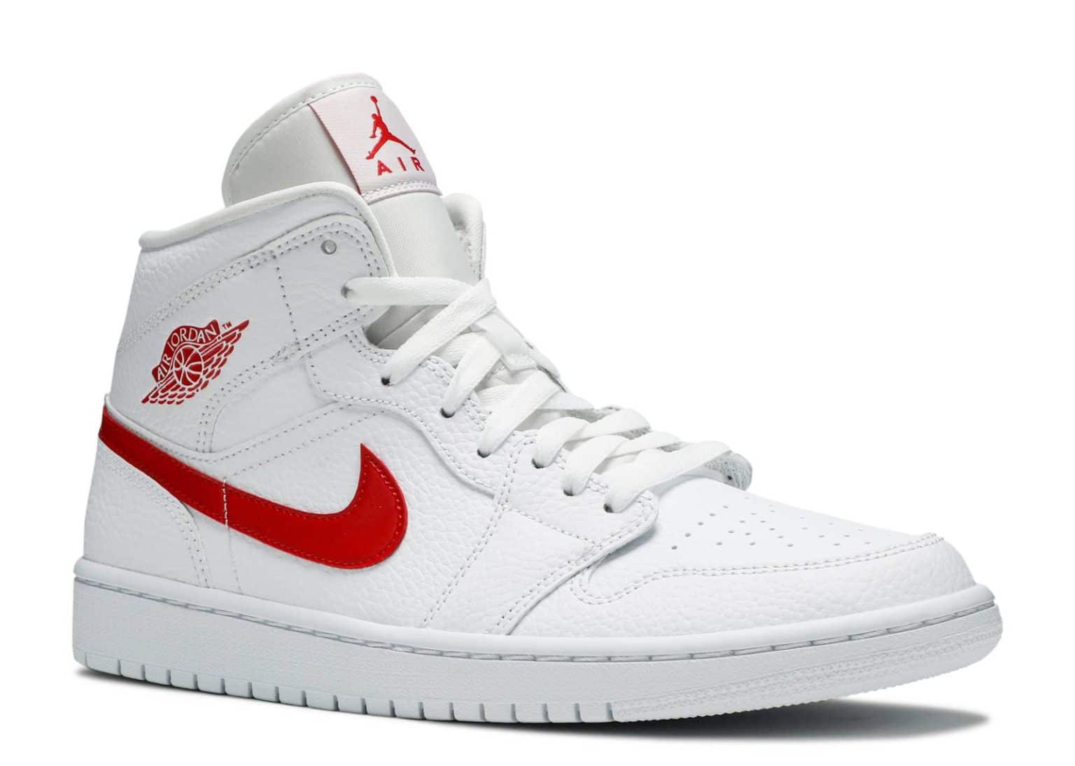 jordan 1 mid university red white