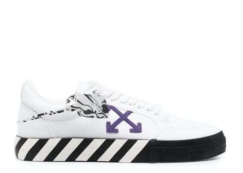 Off-White Logo Patch Low Top White Purple