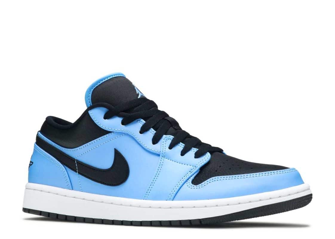 nike jordan 1 low university blue black