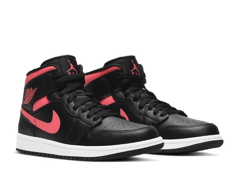 Nike Air Jordan 1 Mid Black Siren Red (W) | SatÄ±n Al | sutore