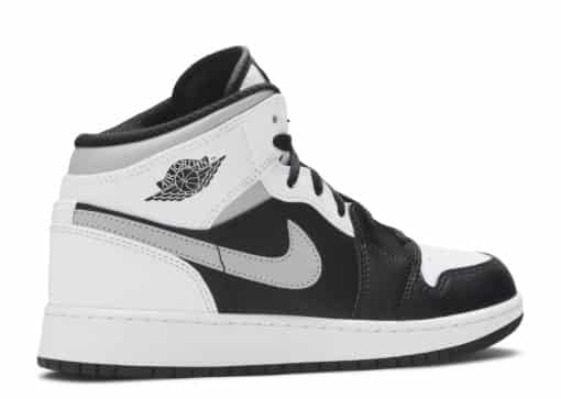 Nike Air Jordan 1 Mid White Shadow (GS)