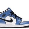 Nike Air Jordan 1 Mid Signal Blue (GS)