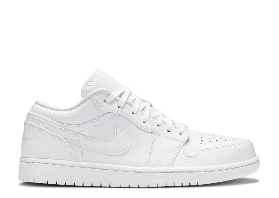 nike triple white low