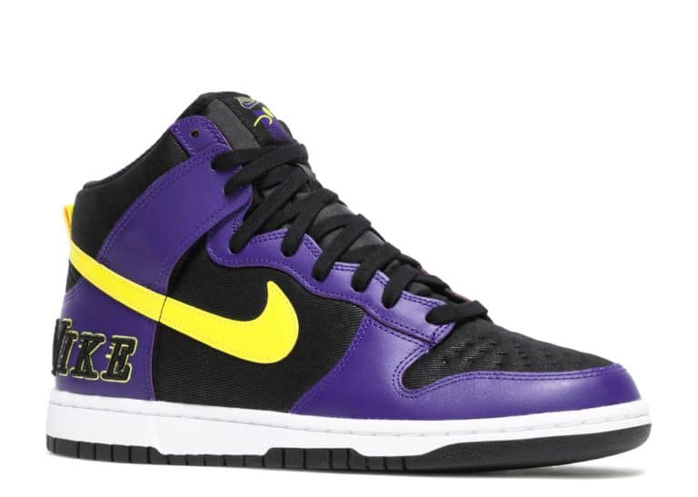 nike dunk lakers high
