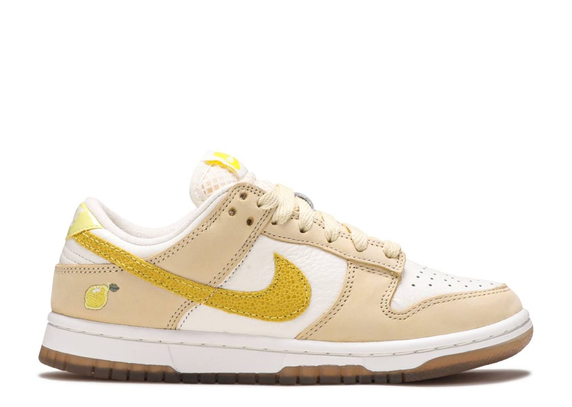dunk low lemon drop women sneakers