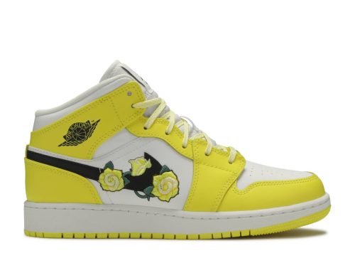 Nike Air Jordan 1 Mid Dynamic Yellow Floral (GS) | SatÄ±n Al | sutore