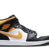 Nike Air Jordan 1 Mid White Pollen Black 554724-092