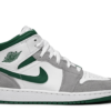 Nike Air Jordan 1 Mid SE White Pine Green Smoke Grey (GS) DC7248-103