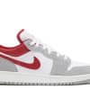 Nike Air Jordan 1 Low SE Light Smoke Grey Gym Red (GS) DM0589-016