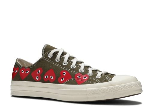 Converse Chuck Taylor All-Star 70 Ox Comme des Garcons Multi Heart Green 162976C