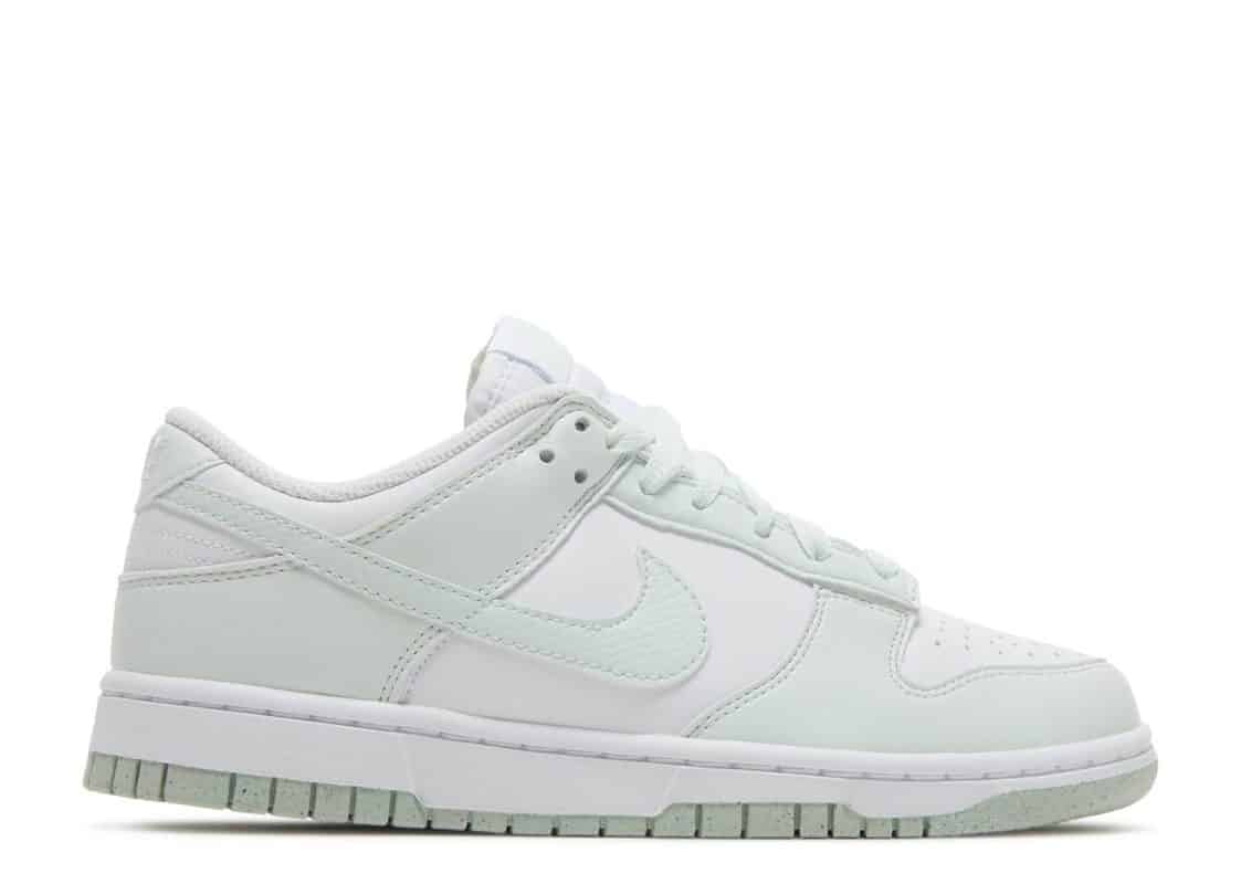 jordan 1 low white lucky green tumbled leather