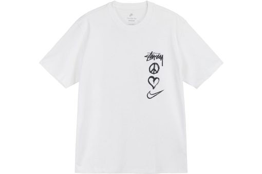 Nike x Stussy Peace Love Swoosh T-shirt White DM4942-121