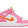 Nike Air Jordan 1 Mid Pinksicle Safety Orange (GS) DX3240-681