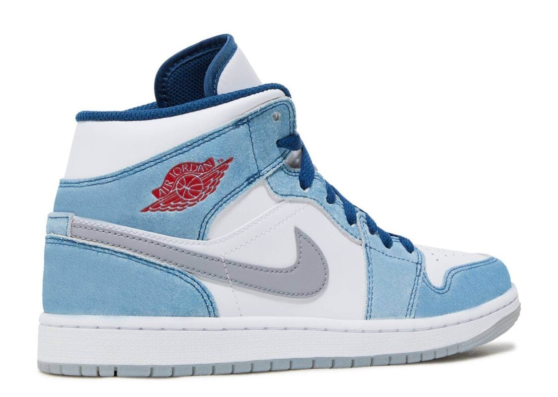 Nike Air Jordan 1 Mid French Blue Fire Red | DN3706-401 | Satın Al | sutore