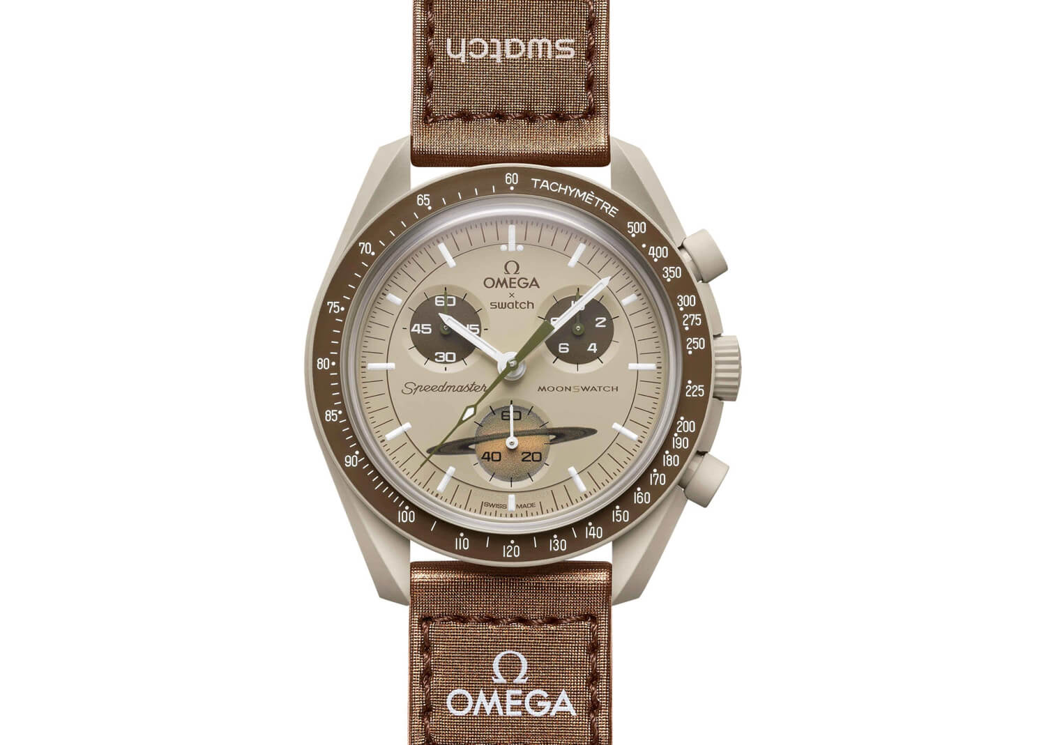 Swatch X Omega] Bioceramic Moonswatch Mission to Saturn (SO33T100