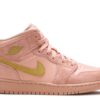 Nike Jordan 1 Mid Coral Gold BQ6931-600