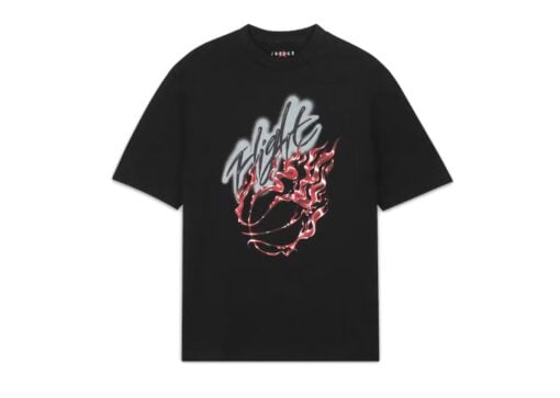 Travis Scott x Jordan Flight Graphic T-Shirt Black DO4101-010