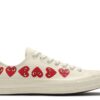 Converse Chuck Taylor All-Star 70 Ox Comme des Garcons Play Multi-Heart White 162975C