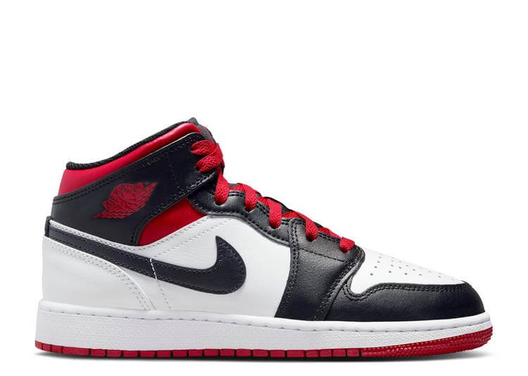 Nike Air Jordan 1 Mid Gym Red Black Toe (GS) | DQ8423-106 | Satın Al ...