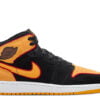 Nike Air Jordan 1 Mid SE Black Vivid Orange (GS) FJ4924-008