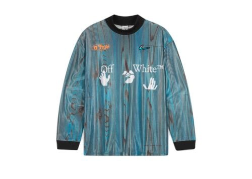 OFF-WHITE x Nike 001 Soccer Jersey Blue DN1700-411
