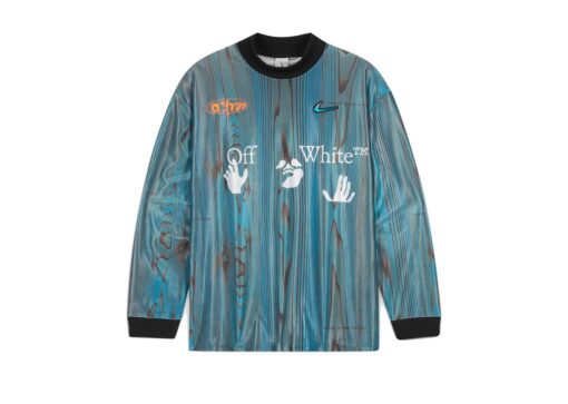 OFF-WHITE x Nike 001 Soccer Jersey Blue DN1700-411
