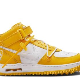Nike Air Force 1 Mid SP Off White Varsity Maize DR0500 101 Sat n Al sutore