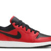 Nike Air Jordan 1 Low Gym Red Black Pebbled (GS) 553560-605