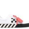 OFF-White Vulcanized Low Canvas White Black Ice OMIA085C99FAB0060110