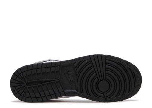 Nike Air Jordan 1 Mid Patent Black White Gold BQ6931-007