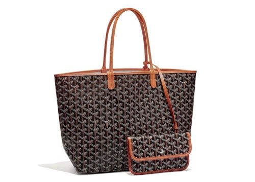 Goyard Saint Louis Tote PM Black:Natural