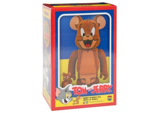 Bearbrick Tom and Jerry: Jerry Flocky 100% & 400% Set-2