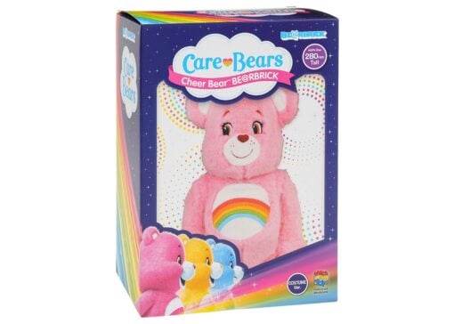 Bearbrick x Care Bears Cheer Bear Costume Ver. 400%Pink-2