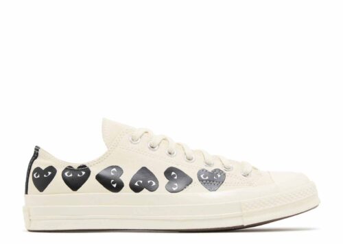 Converse Chuck Taylor All Star 70 Ox Comme des Garcons PLAY Multi-Heart Milk
