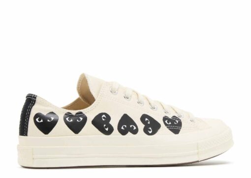 Converse Chuck Taylor All Star 70 Ox Comme des Garcons PLAY Multi-Heart Milk