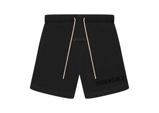 Fear of God Essentials Cream Drawstring Sweatshort Jet Black