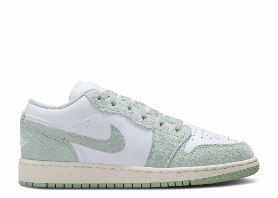 low jordan 1s green