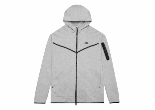 Nike Sportswear Tech Fleece Full-Zip HoodieHeather Grey-Black
