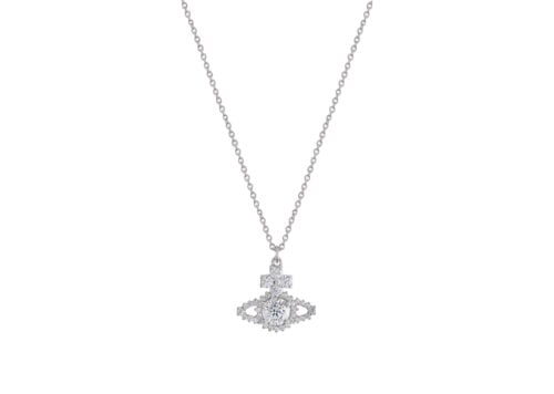 Vivienne Westwood Jewellery Valentina Crystal Orb Silver-tone Brass