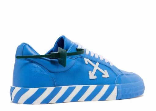 OFF-WHITE Vulc Low Leather Blue White-OMIA085S22LEA0024501