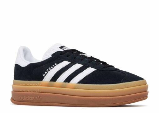 adidas Gazelle Bold Black White Gum-IE0876