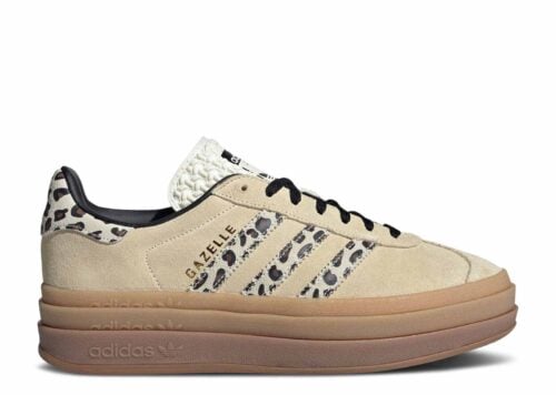adidas Gazelle Bold Cream Black Leopard-JI1370