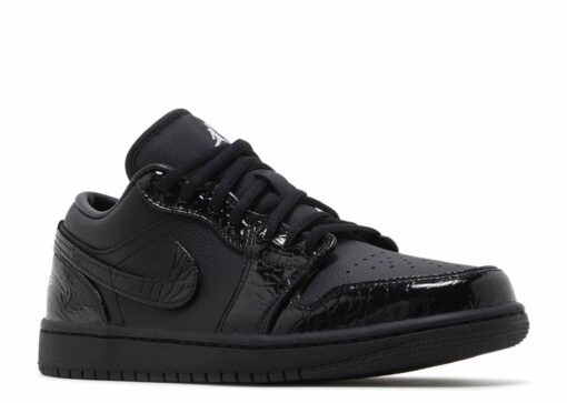 Nike Air Jordan 1 Low SE Patent Elephant Black-HJ7743-010