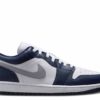 Nike Air Jordan 1 Low Wolf Grey Midnight Navy-553558-141