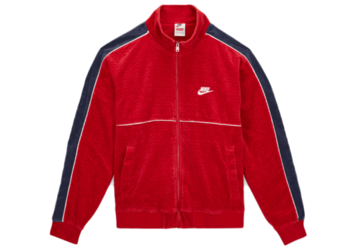 Supreme-Nike-Velour-Track-Jacket-Red