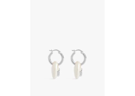 Vivienne Westwood Mayfair Florentina Hoop-design Brass Earrings